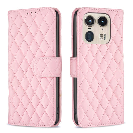 Diamond Lattice Wallet Flip Leather Phone Case, For Motorola Moto G85, For Motorola Edge 50 Ultra, For Motorola Edge 50 Pro 5G, For Motorola Edge 50 Fusion