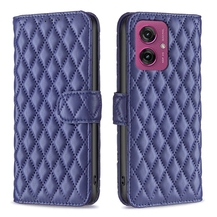 Diamond Lattice Wallet Flip Leather Phone Case, For Motorola Moto G37/G37 Power 5G, For Motorola Moto G35, For Motorola Moto G55, For Motorola Moto G34 5G / G45 5G