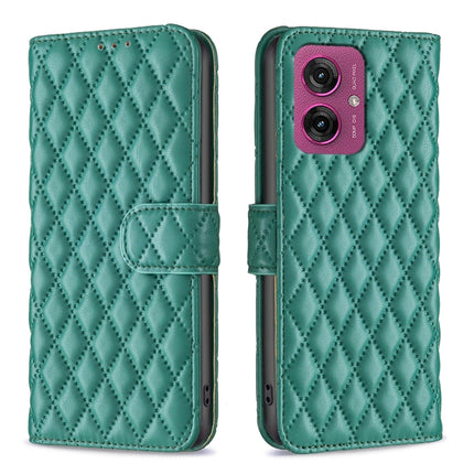 Diamond Lattice Wallet Flip Leather Phone Case, For Motorola Moto G37/G37 Power 5G, For Motorola Moto G35, For Motorola Moto G55, For Motorola Moto G34 5G / G45 5G