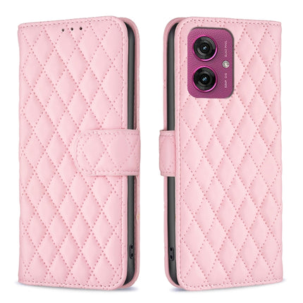 Diamond Lattice Wallet Flip Leather Phone Case, For Motorola Moto G37/G37 Power 5G, For Motorola Moto G35, For Motorola Moto G55, For Motorola Moto G34 5G / G45 5G