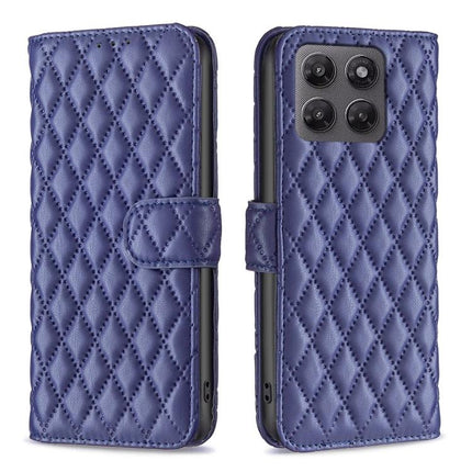 Diamond Lattice Wallet Flip Leather Phone Case, For Motorola Moto G37/G37 Power 5G, For Motorola Moto G35, For Motorola Moto G55, For Motorola Moto G34 5G / G45 5G