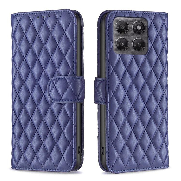 Diamond Lattice Wallet Flip Leather Phone Case, For Motorola Moto G37/G37 Power 5G, For Motorola Moto G35, For Motorola Moto G55, For Motorola Moto G34 5G / G45 5G