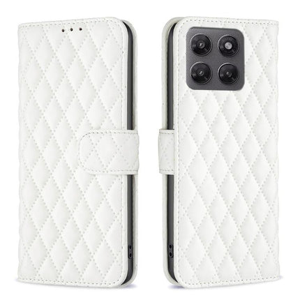 Diamond Lattice Wallet Flip Leather Phone Case, For Motorola Moto G37/G37 Power 5G, For Motorola Moto G35, For Motorola Moto G55, For Motorola Moto G34 5G / G45 5G