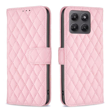 Diamond Lattice Wallet Flip Leather Phone Case, For Motorola Moto G37/G37 Power 5G, For Motorola Moto G35, For Motorola Moto G55, For Motorola Moto G34 5G / G45 5G