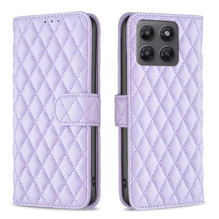 Diamond Lattice Wallet Flip Leather Phone Case, For Motorola Moto G37/G37 Power 5G, For Motorola Moto G35, For Motorola Moto G55, For Motorola Moto G34 5G / G45 5G