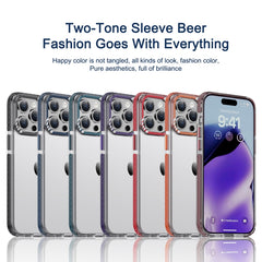 iPAKY MT Series Transparent PC+TPU Phone Case, For iPhone 15