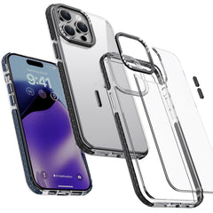 iPAKY MT Series Transparent PC+TPU Phone Case, For iPhone 15