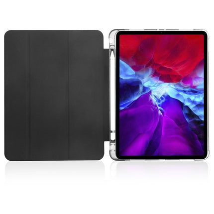 3-fach faltbares horizontales Flip-PU-Leder + stoßfestes TPU-Gehäuse mit Halter und Stiftschlitz, für iPad Pro 11 (2020) / iPad Pro 11 (2018), für iPad Air 13 2024 / iPad Pro 12.9 (2020) / iPad Pro 12.9 (2018), für iPad 10.2 2021/2020/2019