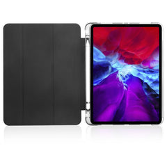 3-folding Horizontal Flip PU Leather + Shockproof TPU Case with Holder & Pen Slot, For iPad Pro 11 (2020) / iPad Pro 11(2018), For iPad Air 13 2024 / iPad Pro 12.9 (2020) / iPad Pro 12.9(2018), For iPad 10.2 2021 / 2020 / 2019