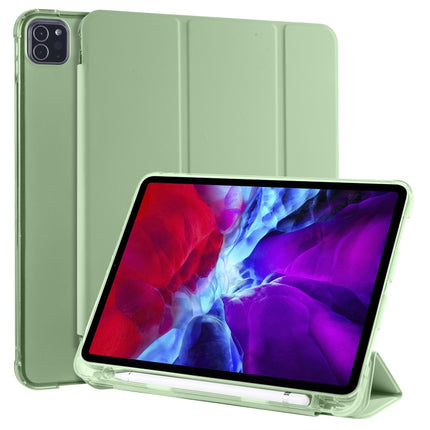 3-fach faltbares horizontales Flip-PU-Leder + stoßfestes TPU-Gehäuse mit Halter und Stiftschlitz, für iPad Pro 11 (2020) / iPad Pro 11 (2018), für iPad Air 13 2024 / iPad Pro 12.9 (2020) / iPad Pro 12.9 (2018), für iPad 10.2 2021/2020/2019