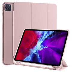 3-folding Horizontal Flip PU Leather + Shockproof TPU Case with Holder & Pen Slot, For iPad Pro 11 (2020) / iPad Pro 11(2018), For iPad Air 13 2024 / iPad Pro 12.9 (2020) / iPad Pro 12.9(2018), For iPad 10.2 2021 / 2020 / 2019