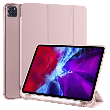 3-fach faltbares horizontales Flip-PU-Leder + stoßfestes TPU-Gehäuse mit Halter und Stiftschlitz, für iPad Pro 11 (2020) / iPad Pro 11 (2018), für iPad Air 13 2024 / iPad Pro 12.9 (2020) / iPad Pro 12.9 (2018), für iPad 10.2 2021/2020/2019