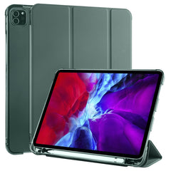 3-folding Horizontal Flip PU Leather + Shockproof TPU Case with Holder & Pen Slot, For iPad Pro 11 (2020) / iPad Pro 11(2018), For iPad Air 13 2024 / iPad Pro 12.9 (2020) / iPad Pro 12.9(2018), For iPad 10.2 2021 / 2020 / 2019