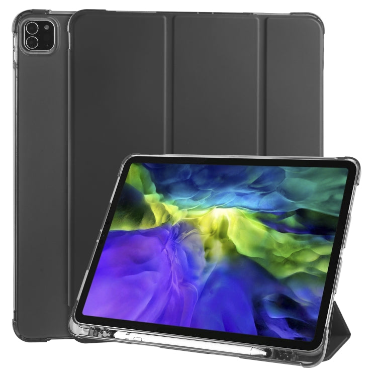 3-folding Horizontal Flip PU Leather + Shockproof TPU Case with Holder & Pen Slot, For iPad Pro 11 (2020) / iPad Pro 11(2018), For iPad Air 13 2025 / 2024 / iPad Pro 12.9 (2020) / iPad Pro 12.9(2018), For iPad 10.2 2021 / 2020 / 2019�������������������...