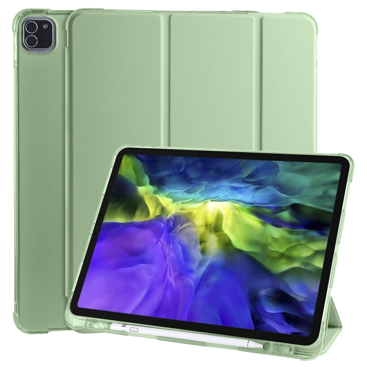 3-folding Horizontal Flip PU Leather + Shockproof TPU Case with Holder & Pen Slot, For iPad Pro 11 (2020) / iPad Pro 11(2018), For iPad Air 13 2025 / 2024 / iPad Pro 12.9 (2020) / iPad Pro 12.9(2018), For iPad 10.2 2021 / 2020 / 2019�������������������...