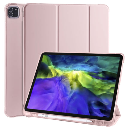 3-fach faltbares horizontales Flip-PU-Leder + stoßfestes TPU-Gehäuse mit Halter und Stiftschlitz, für iPad Pro 11 (2020) / iPad Pro 11 (2018), für iPad Air 13 2024 / iPad Pro 12.9 (2020) / iPad Pro 12.9 (2018), für iPad 10.2 2021/2020/2019