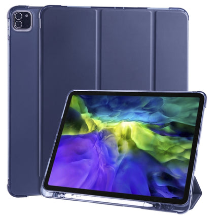 3-fach faltbares horizontales Flip-PU-Leder + stoßfestes TPU-Gehäuse mit Halter und Stiftschlitz, für iPad Pro 11 (2020) / iPad Pro 11 (2018), für iPad Air 13 2024 / iPad Pro 12.9 (2020) / iPad Pro 12.9 (2018), für iPad 10.2 2021/2020/2019