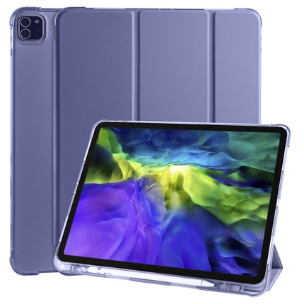 3-fach faltbares horizontales Flip-PU-Leder + stoßfestes TPU-Gehäuse mit Halter und Stiftschlitz, für iPad Pro 11 (2020) / iPad Pro 11 (2018), für iPad Air 13 2024 / iPad Pro 12.9 (2020) / iPad Pro 12.9 (2018), für iPad 10.2 2021/2020/2019