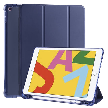 3-fach faltbares horizontales Flip-PU-Leder + stoßfestes TPU-Gehäuse mit Halter und Stiftschlitz, für iPad Pro 11 (2020) / iPad Pro 11 (2018), für iPad Air 13 2024 / iPad Pro 12.9 (2020) / iPad Pro 12.9 (2018), für iPad 10.2 2021/2020/2019