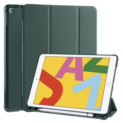 3-fach faltbares horizontales Flip-PU-Leder + stoßfestes TPU-Gehäuse mit Halter und Stiftschlitz, für iPad Pro 11 (2020) / iPad Pro 11 (2018), für iPad Air 13 2024 / iPad Pro 12.9 (2020) / iPad Pro 12.9 (2018), für iPad 10.2 2021/2020/2019