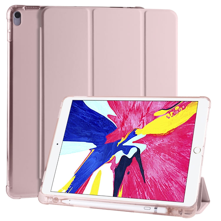 3-folding Horizontal Flip PU Leather + Shockproof TPU Case with Holder & Pen Slot, For iPad Pro 11 (2020) / iPad Pro 11(2018), For iPad Air 13 2025 / 2024 / iPad Pro 12.9 (2020) / iPad Pro 12.9(2018), For iPad 10.2 2021 / 2020 / 2019�������������������...