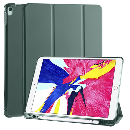 3-fach faltbares horizontales Flip-PU-Leder + stoßfestes TPU-Gehäuse mit Halter und Stiftschlitz, für iPad Pro 11 (2020) / iPad Pro 11 (2018), für iPad Air 13 2024 / iPad Pro 12.9 (2020) / iPad Pro 12.9 (2018), für iPad 10.2 2021/2020/2019