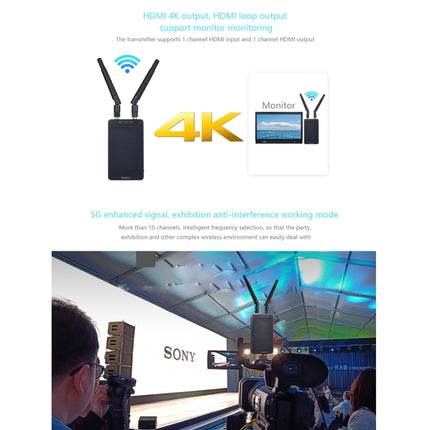 Measy T1 4K HDMI 2.0 Wireless Audio Video Transmitter Receiver Extender Transmission System, Transmission Distance: 400m,, US Plug, EU Plug, AU Plug, UK Plug