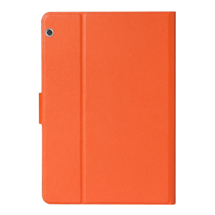 Einfarbige horizontale Flip-Lederhülle mit Kartenfächern und Halter sowie Schlaf-/Weckfunktion, für Huawei MediaPad T3, für Huawei MediaPad T5, für Huawei MediaPad T8, für Lenovo Tab M10, für Lenovo Tab M10 Plus, für Samsung Galaxy Tab S6 Lite (P610/615)