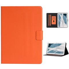Einfarbige horizontale Flip-Lederhülle mit Kartenfächern und Halter sowie Schlaf-/Weckfunktion, für Huawei MediaPad T3, für Huawei MediaPad T5, für Huawei MediaPad T8, für Lenovo Tab M10, für Lenovo Tab M10 Plus, für Samsung Galaxy Tab S6 Lite (P610/615)