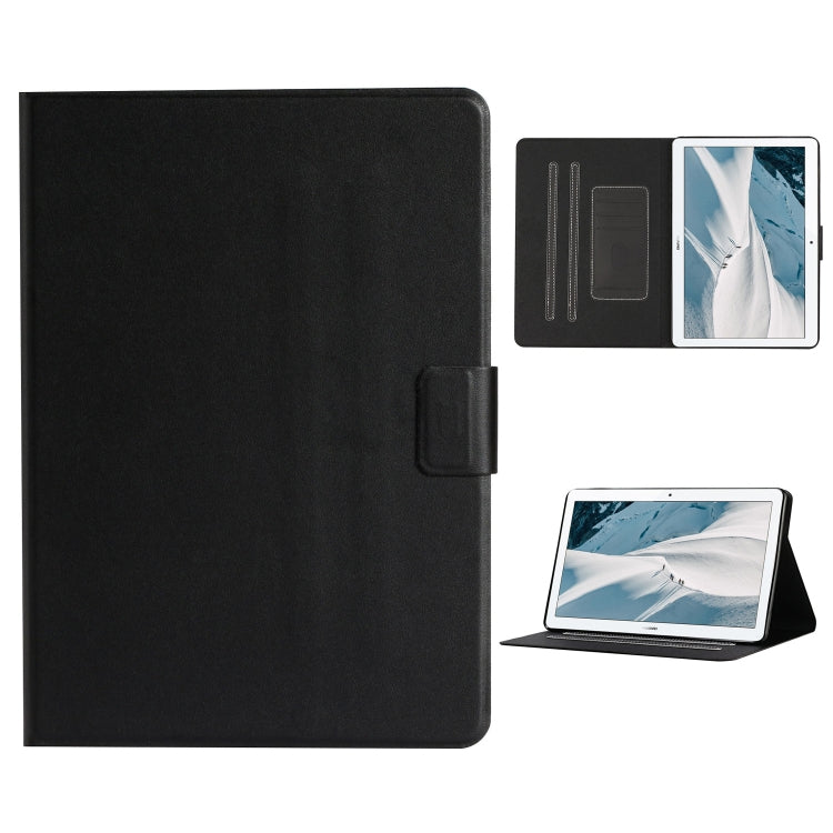 Einfarbige horizontale Flip-Lederhülle mit Kartenfächern und Halter sowie Schlaf-/Weckfunktion, für Huawei MediaPad T3, für Huawei MediaPad T5, für Huawei MediaPad T8, für Lenovo Tab M10, für Lenovo Tab M10 Plus, für Samsung Galaxy Tab S6 Lite (P610/615)