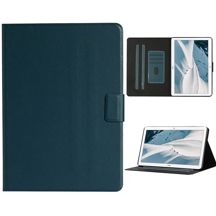 Einfarbige horizontale Flip-Lederhülle mit Kartenfächern und Halter sowie Schlaf-/Weckfunktion, für Huawei MediaPad T3, für Huawei MediaPad T5, für Huawei MediaPad T8, für Lenovo Tab M10, für Lenovo Tab M10 Plus, für Samsung Galaxy Tab S6 Lite (P610/615)