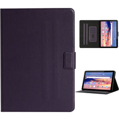 Solid Color Horizontal Flip Leather Case with Card Slots & Holder & Sleep / Wake-up Function, For Huawei MediaPad T3, For Huawei MediaPad T5, For Huawei MediaPad T8, For Lenovo Tab M10, For Lenovo Tab M10 Plus, For Samsung Galaxy Tab S6 Lite (P610/615)