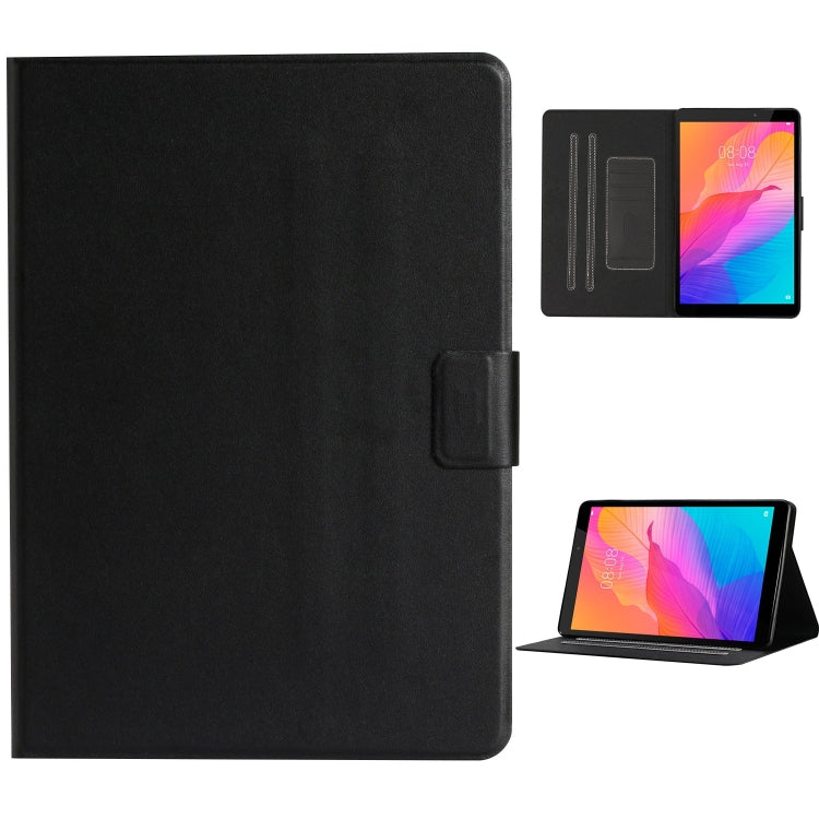 Einfarbige horizontale Flip-Lederhülle mit Kartenfächern und Halter sowie Schlaf-/Weckfunktion, für Huawei MediaPad T3, für Huawei MediaPad T5, für Huawei MediaPad T8, für Lenovo Tab M10, für Lenovo Tab M10 Plus, für Samsung Galaxy Tab S6 Lite (P610/615)