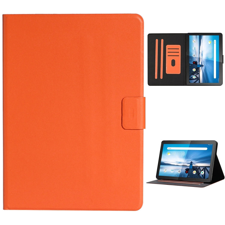 Einfarbige horizontale Flip-Lederhülle mit Kartenfächern und Halter sowie Schlaf-/Weckfunktion, für Huawei MediaPad T3, für Huawei MediaPad T5, für Huawei MediaPad T8, für Lenovo Tab M10, für Lenovo Tab M10 Plus, für Samsung Galaxy Tab S6 Lite (P610/615)