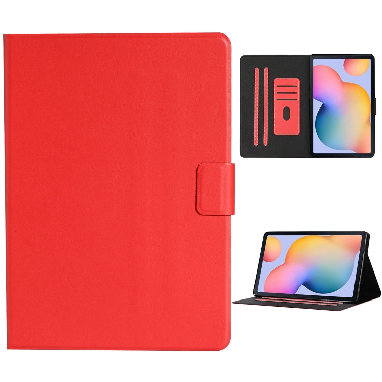 Einfarbige horizontale Flip-Lederhülle mit Kartenfächern und Halter sowie Schlaf-/Weckfunktion, für Samsung Galaxy Tab A 8.0 (2019) T290/T295, für Samsung Galaxy Tab A 8.0 T350/T355C, für Samsung Galaxy Tab A 10.1 2019 T510/T515