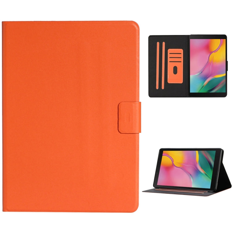 Einfarbige horizontale Flip-Lederhülle mit Kartenfächern und Halter sowie Schlaf-/Weckfunktion, für Samsung Galaxy Tab A 8.0 (2019) T290/T295, für Samsung Galaxy Tab A 8.0 T350/T355C, für Samsung Galaxy Tab A 10.1 2019 T510/T515