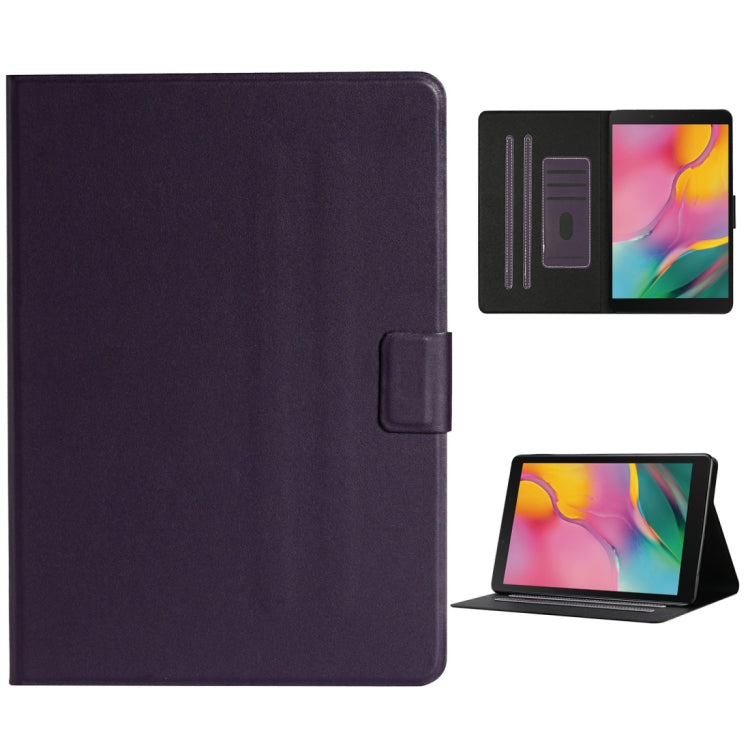 Einfarbige horizontale Flip-Lederhülle mit Kartenfächern und Halter sowie Schlaf-/Weckfunktion, für Samsung Galaxy Tab A 8.0 (2019) T290/T295, für Samsung Galaxy Tab A 8.0 T350/T355C, für Samsung Galaxy Tab A 10.1 2019 T510/T515