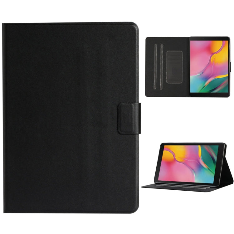 Einfarbige horizontale Flip-Lederhülle mit Kartenfächern und Halter sowie Schlaf-/Weckfunktion, für Samsung Galaxy Tab A 8.0 (2019) T290/T295, für Samsung Galaxy Tab A 8.0 T350/T355C, für Samsung Galaxy Tab A 10.1 2019 T510/T515