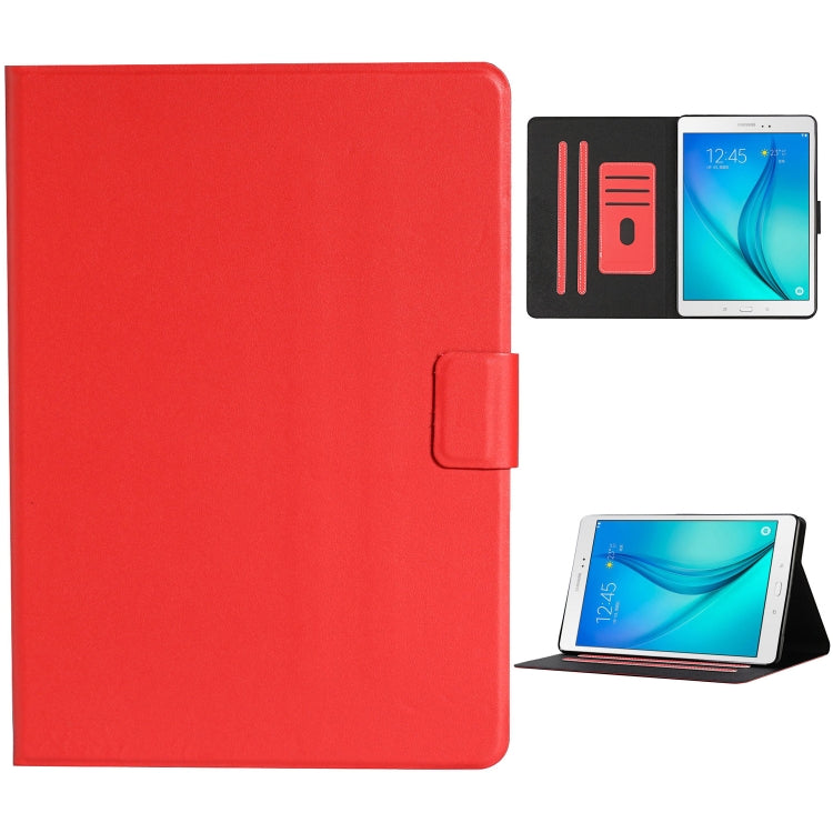 Einfarbige horizontale Flip-Lederhülle mit Kartenfächern und Halter sowie Schlaf-/Weckfunktion, für Samsung Galaxy Tab A 8.0 (2019) T290/T295, für Samsung Galaxy Tab A 8.0 T350/T355C, für Samsung Galaxy Tab A 10.1 2019 T510/T515