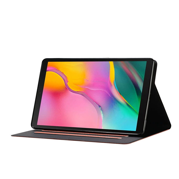 Solid Color Horizontal Flip Leather Case with Card Slots & Holder & Sleep / Wake-up Function, For Samsung Galaxy Tab A 10.1  2019 T510/T515, For Samsung Galaxy Tab A 9.7 T550/T555C, For Samsung Galaxy Tab A 10.1 T580/T585 (2016)������������������������...