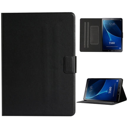 Solid Color Horizontal Flip Leather Case with Card Slots & Holder & Sleep / Wake-up Function, For Samsung Galaxy Tab A 10.1  2019 T510/T515, For Samsung Galaxy Tab A 9.7 T550/T555C, For Samsung Galaxy Tab A 10.1 T580/T585 (2016)                        ...