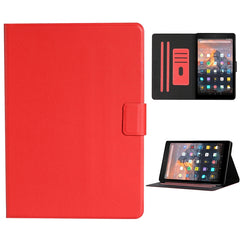 Solid Color Horizontal Flip Leather Case with Card Slots & Holder & Sleep / Wake-up Function, For Amazon Kindle Fire 7 2015/2017/2019, For Amazon Kindle Fire HD 8 2016/2017, For Amazon Kindle Fire HD 8 2020, For Amazon Kindle Paperwhite 4 (2018) /3 /2 /1