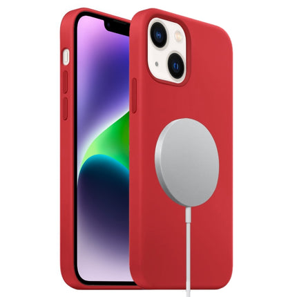 Liquid Silicone Full Coverage MagSafe Phone Case, For iPhone 15 Plus, For iPhone 15, For iPhone 14 Plus