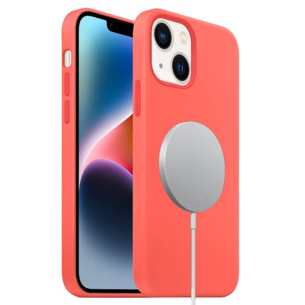 Liquid Silicone Full Coverage MagSafe Phone Case, For iPhone 15 Plus, For iPhone 15, For iPhone 14 Plus