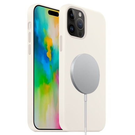 Liquid Silicone Full Coverage MagSafe Phone Case, For iPhone 16 Pro Max, For iPhone 16 Pro, For iPhone 16 Plus