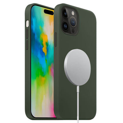 Liquid Silicone Full Coverage MagSafe Phone Case, For iPhone 16 Pro Max, For iPhone 16 Pro, For iPhone 16 Plus