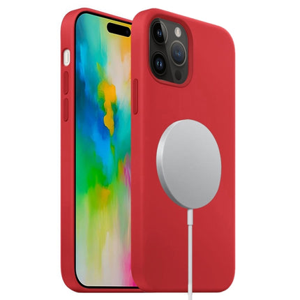Liquid Silicone Full Coverage MagSafe Phone Case, For iPhone 16 Pro Max, For iPhone 16 Pro, For iPhone 16 Plus