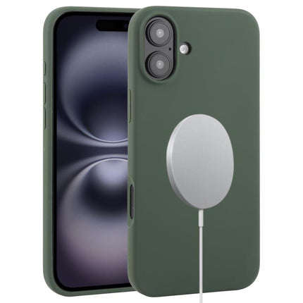 Liquid Silicone Full Coverage MagSafe Phone Case, For iPhone 16 Pro Max, For iPhone 16 Pro, For iPhone 16 Plus