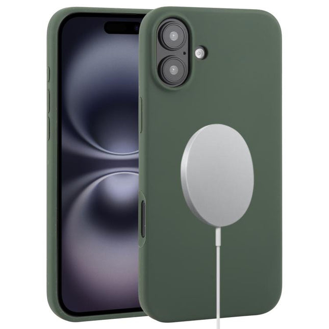 Liquid Silicone Full Coverage MagSafe Phone Case, For iPhone 16, For iPhone 15 Pro Max, For iPhone 15 Pro