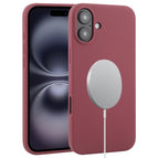 For iPhone 16 / Wine Red